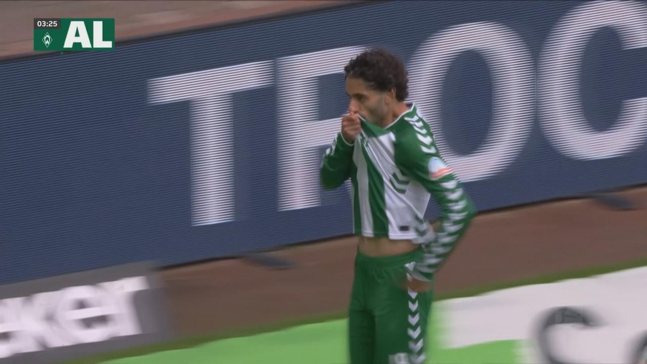 Dinkci abrió el marcador ante Leipzig en la Bundesliga