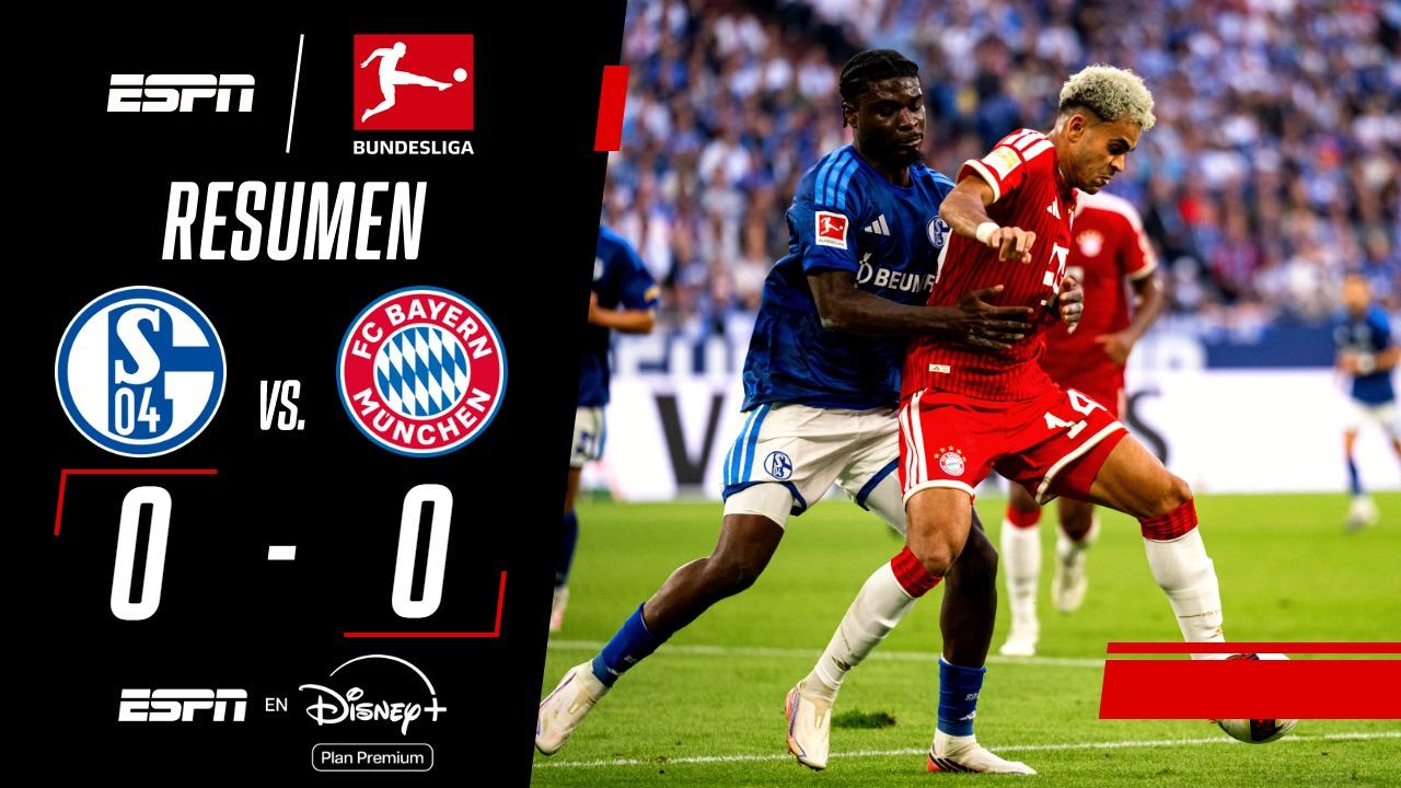 Bayern Munich y Schalke igualaron en la Bundesliga