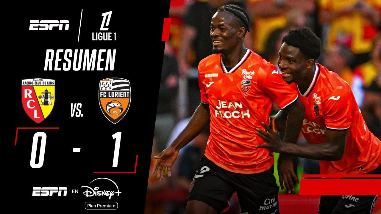 Lorient superó por la mínima a Lens