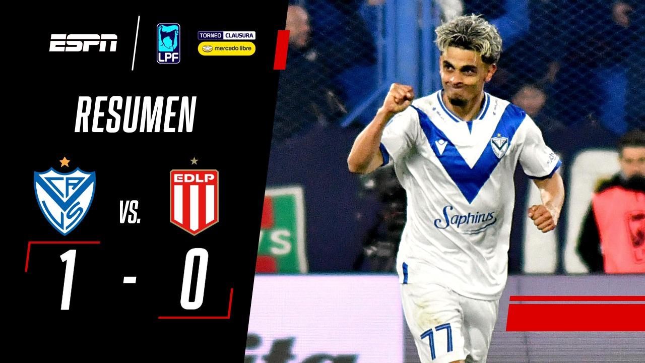 Vélez triunfó ante Estudiantes y se mantuvo como el único invicto del Clausura