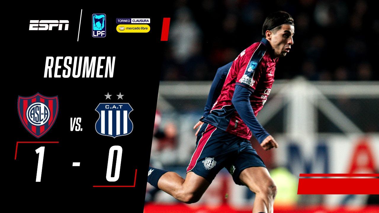 Con Perazzo como entrenador, San Lorenzo venció a Talleres y volvió al triunfo