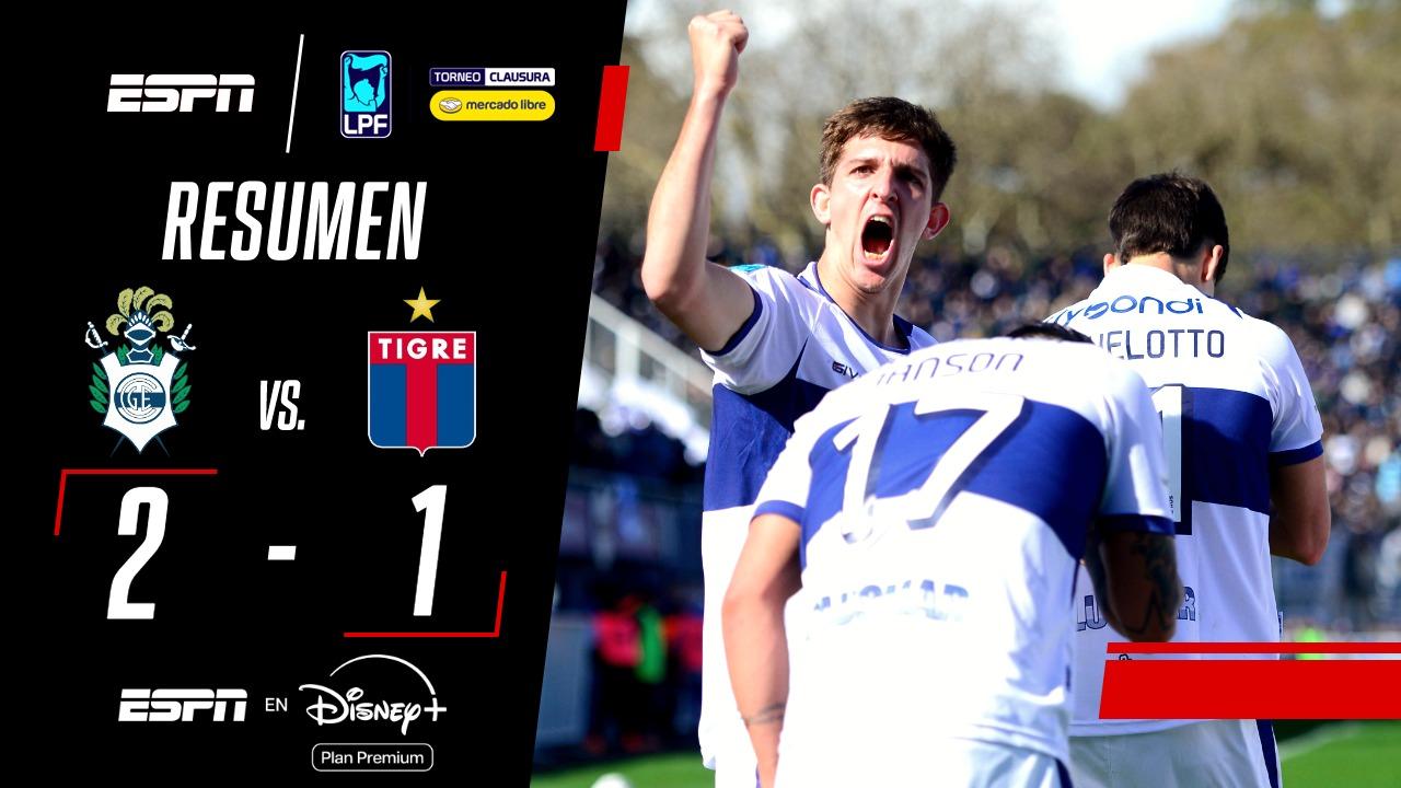 ¡Los tres puntos quedaron en La Plata! Gimnasia derrotó a Tigre