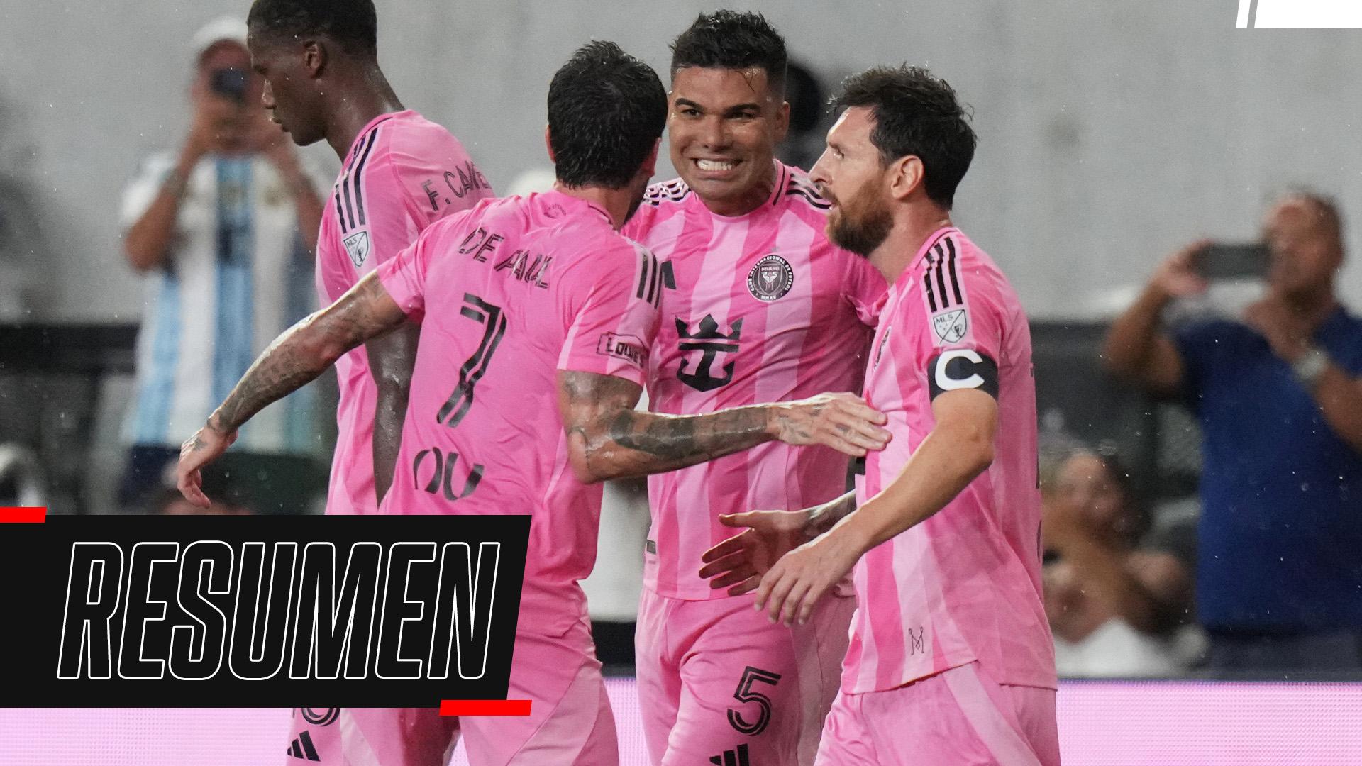 Con Lionel Messi desde el arranque, Inter Miami empató 2-2 frente a Atlanta United