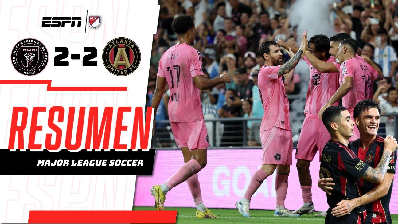 Inter Miami deja escapar la victoria ante Atlanta con un penal en el cierre