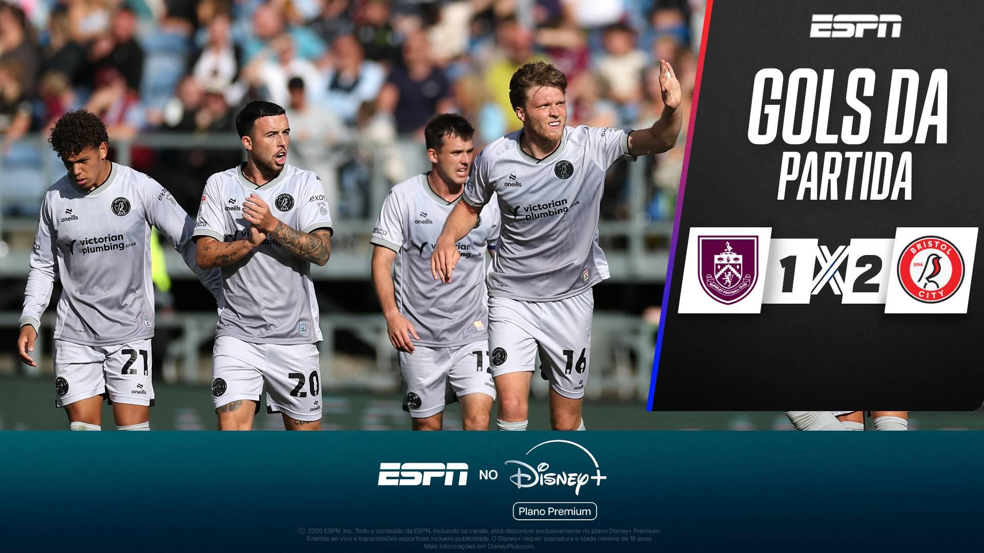 Bristol City conquista virada no 'apagar das luzes' contra o Burnley pela Championship; VEJA os melhores momentos