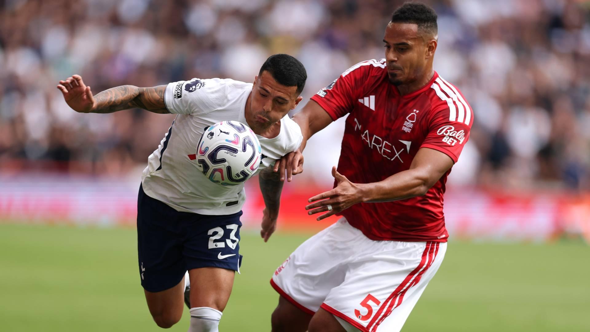Murillo ativa 'modo cão de guarda' e desarma ataque do Tottenham na Premier League