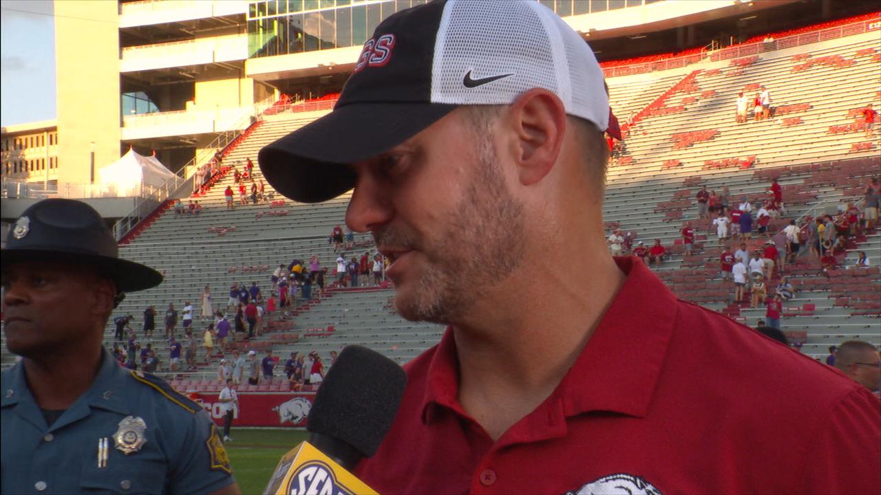 Despite Week 1 win, Ryan Silverfield says Arkansas must clean things up