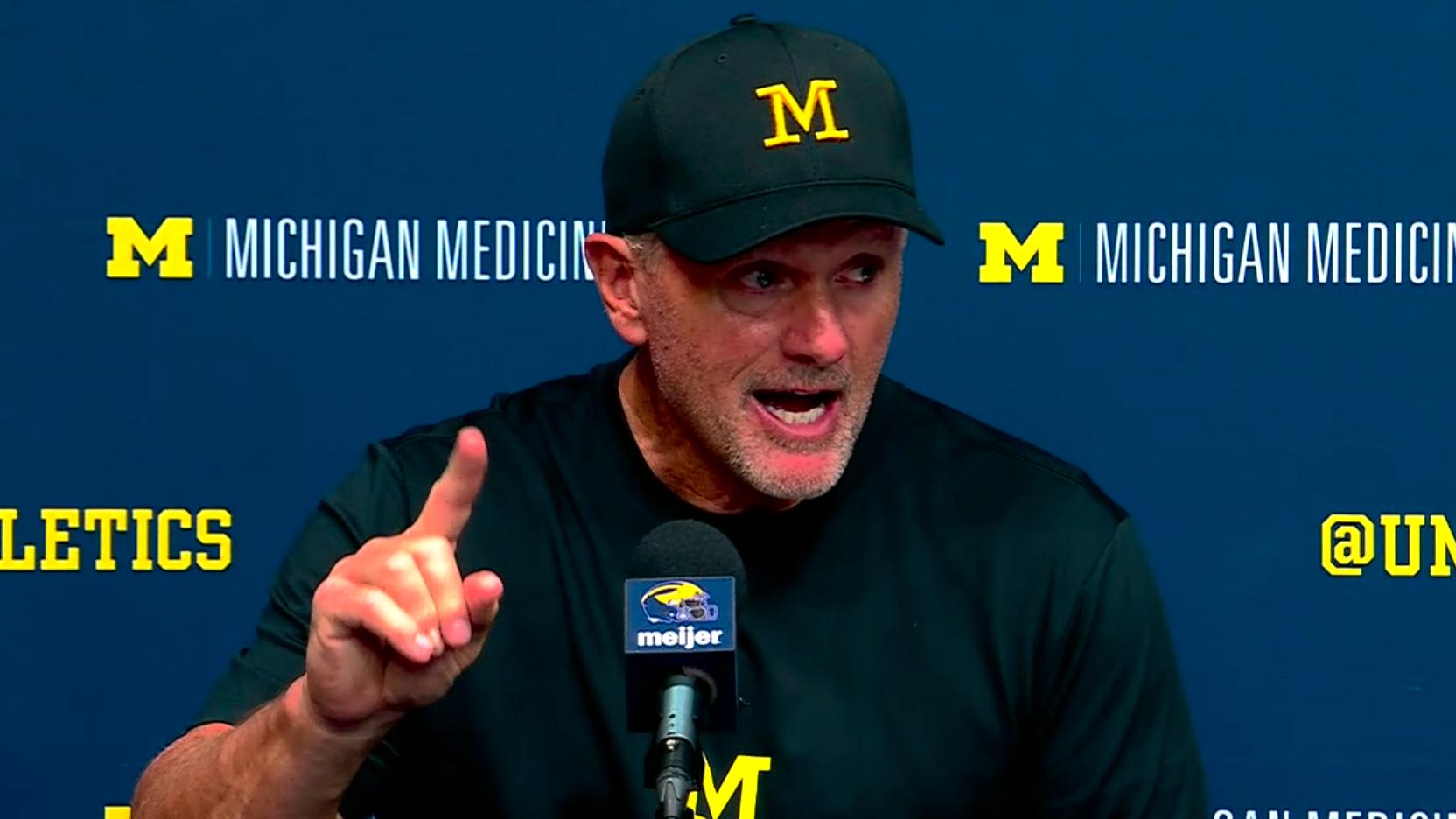 Michigan's Whittingham: 'I was pretty sure there was one second left'
