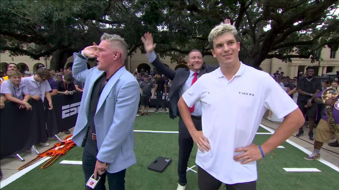 LSU student comes up short for $1 million in Pat McAfee's kicking contest