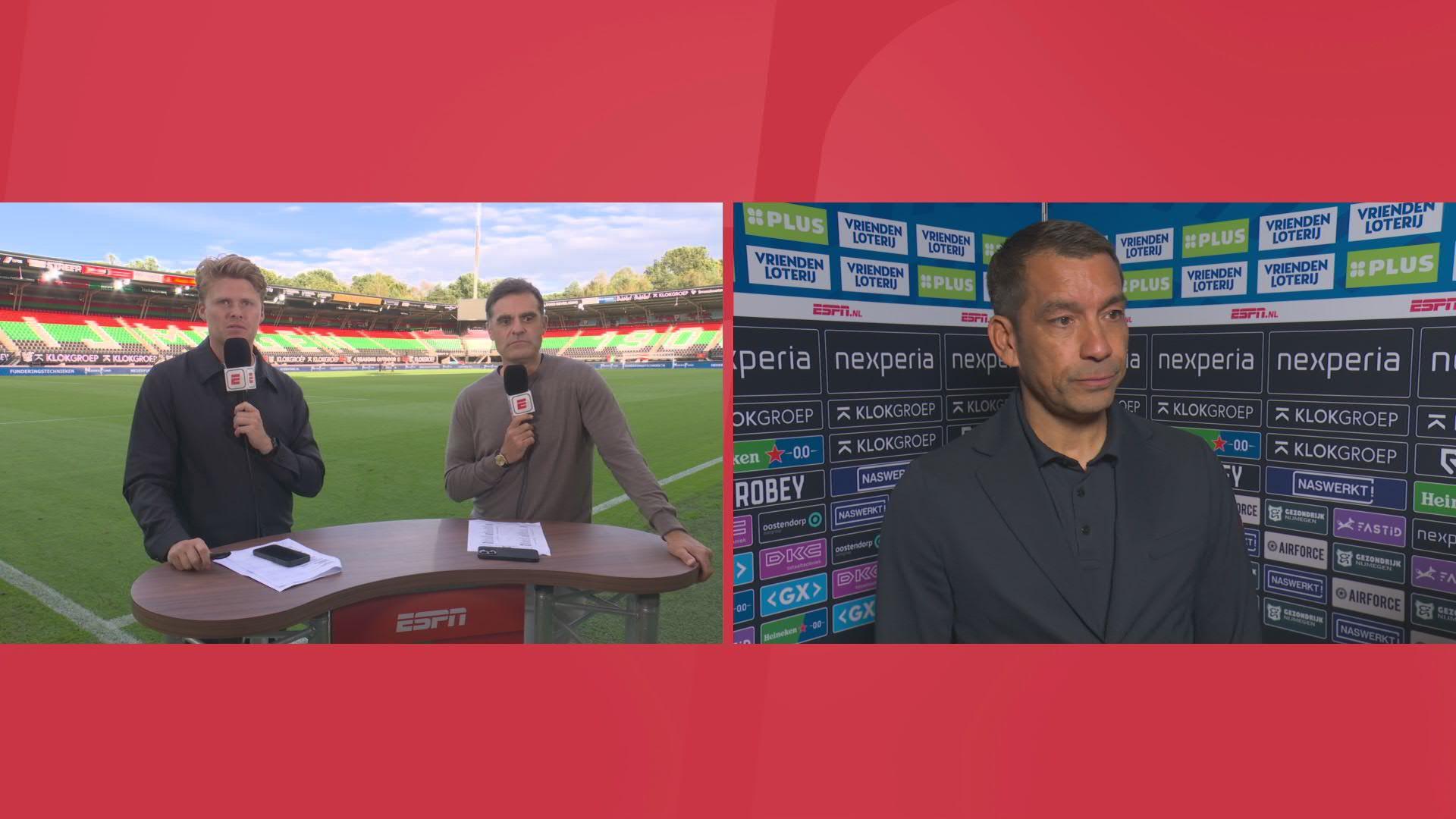 Van Bronckhorst: "Als we moeten wisselen, denk ik dat we voor de jeugd gaan"