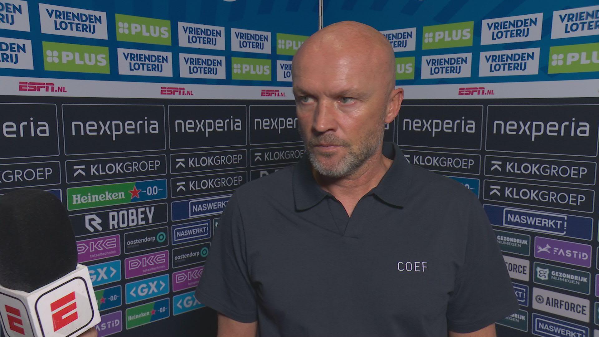 Schreuder: "Ik neem de jonge spelers niks kwalijk en hoop dat het goede spelers worden"