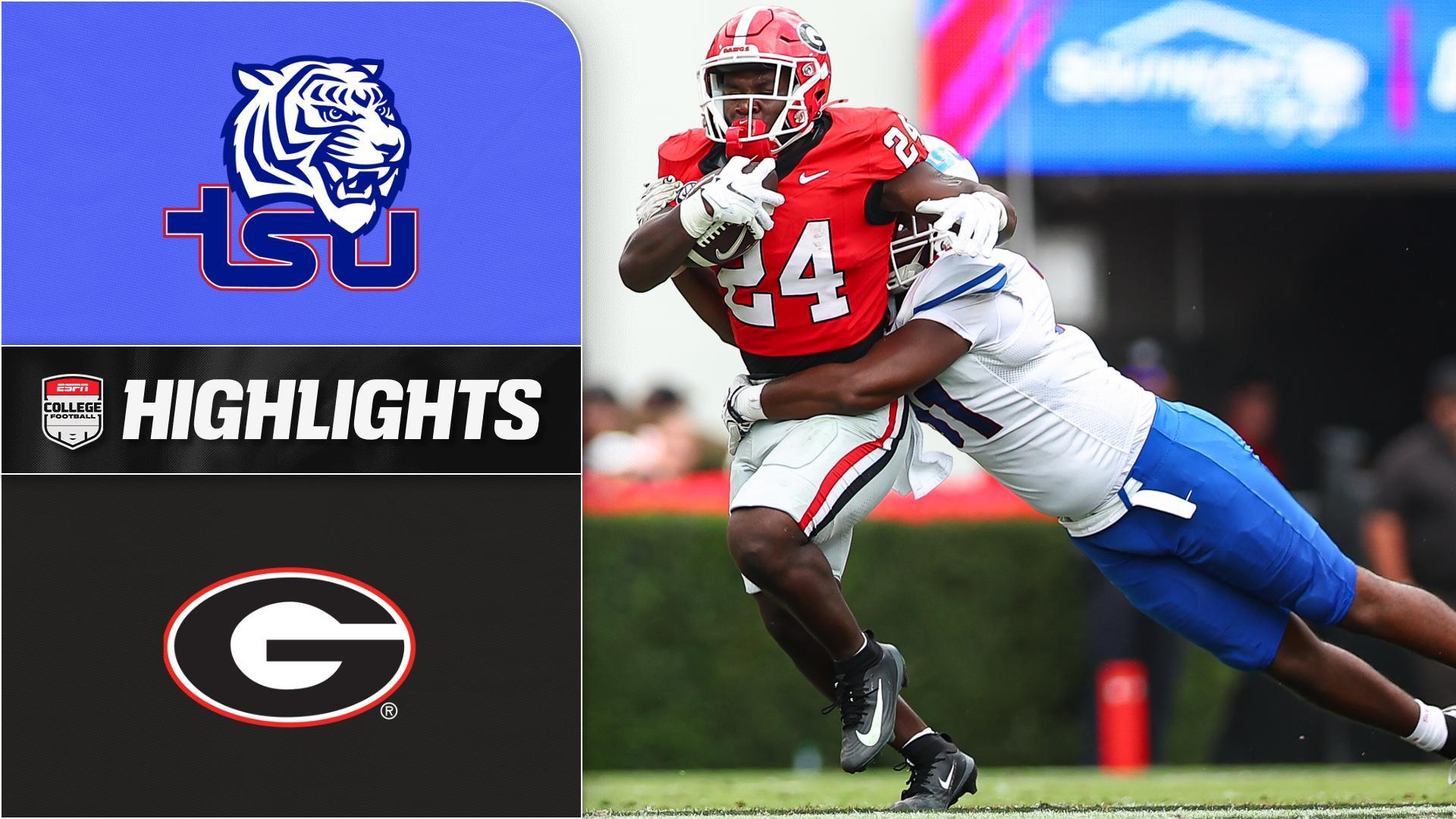 Tennessee State Tigers vs. Georgia Bulldogs: Full Highlights