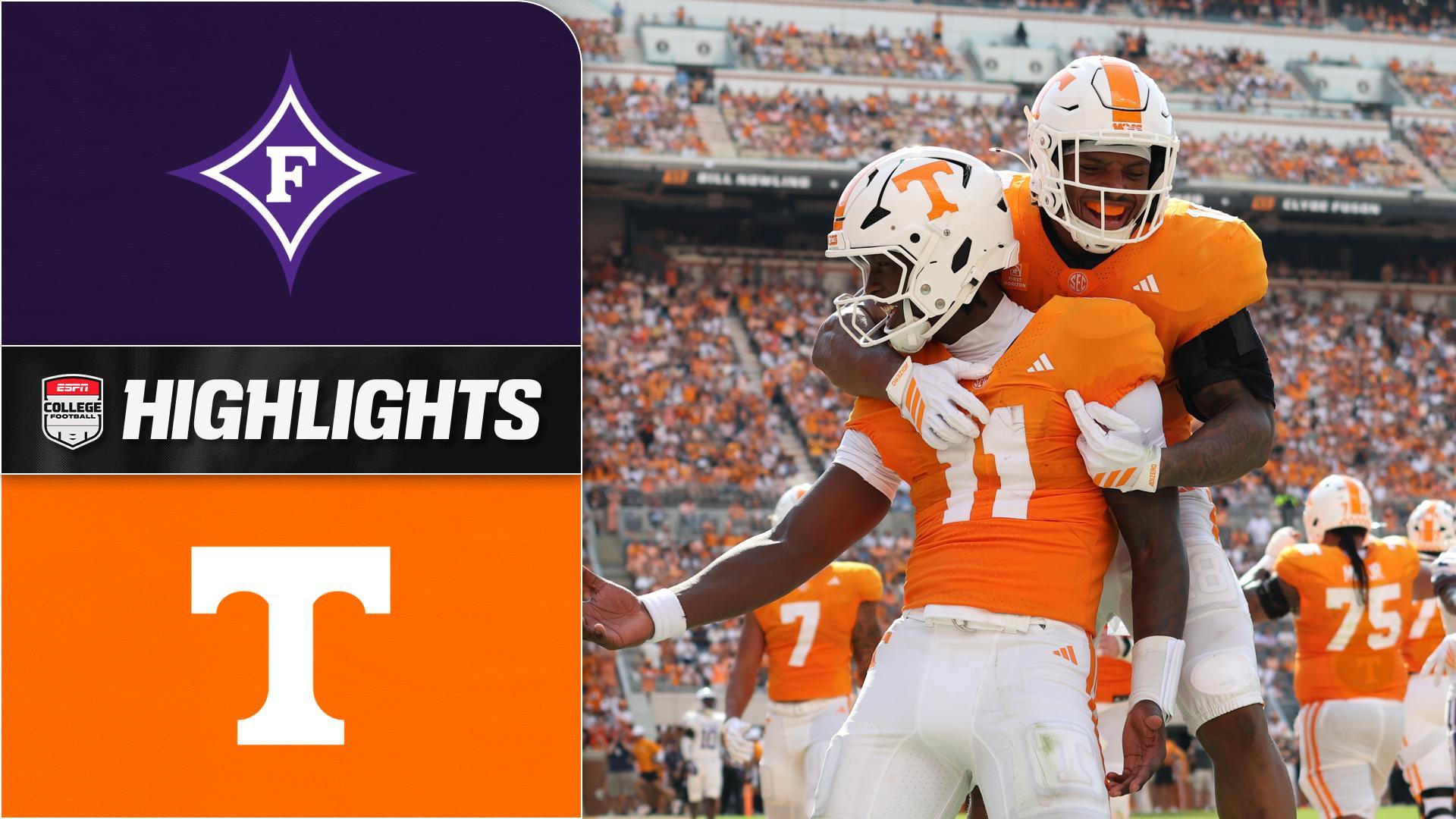 Furman Paladins vs. Tennessee Volunteers: Full Highlights