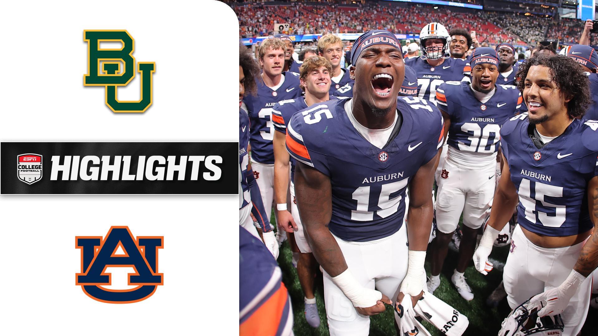 Baylor Bears vs. Auburn Tigers: Full Highlights