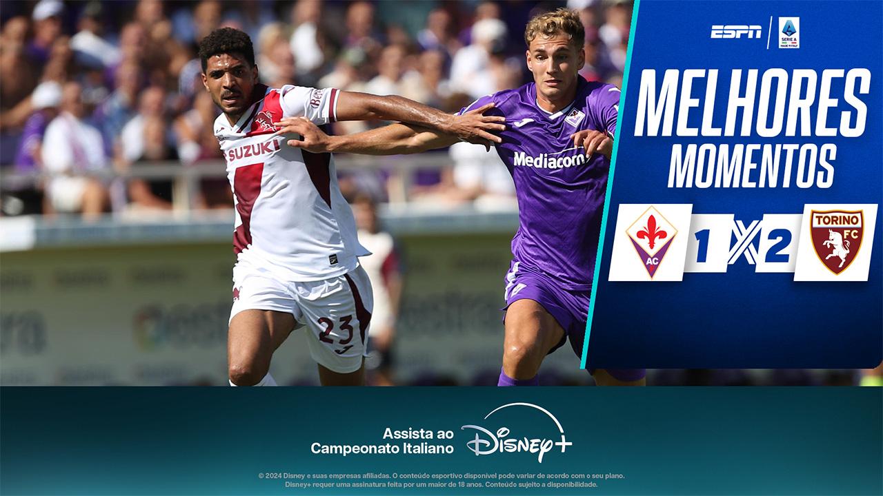Fiorentina 1 x 2 Torino no Campeonato Italiano: VEJA os melhores momentos