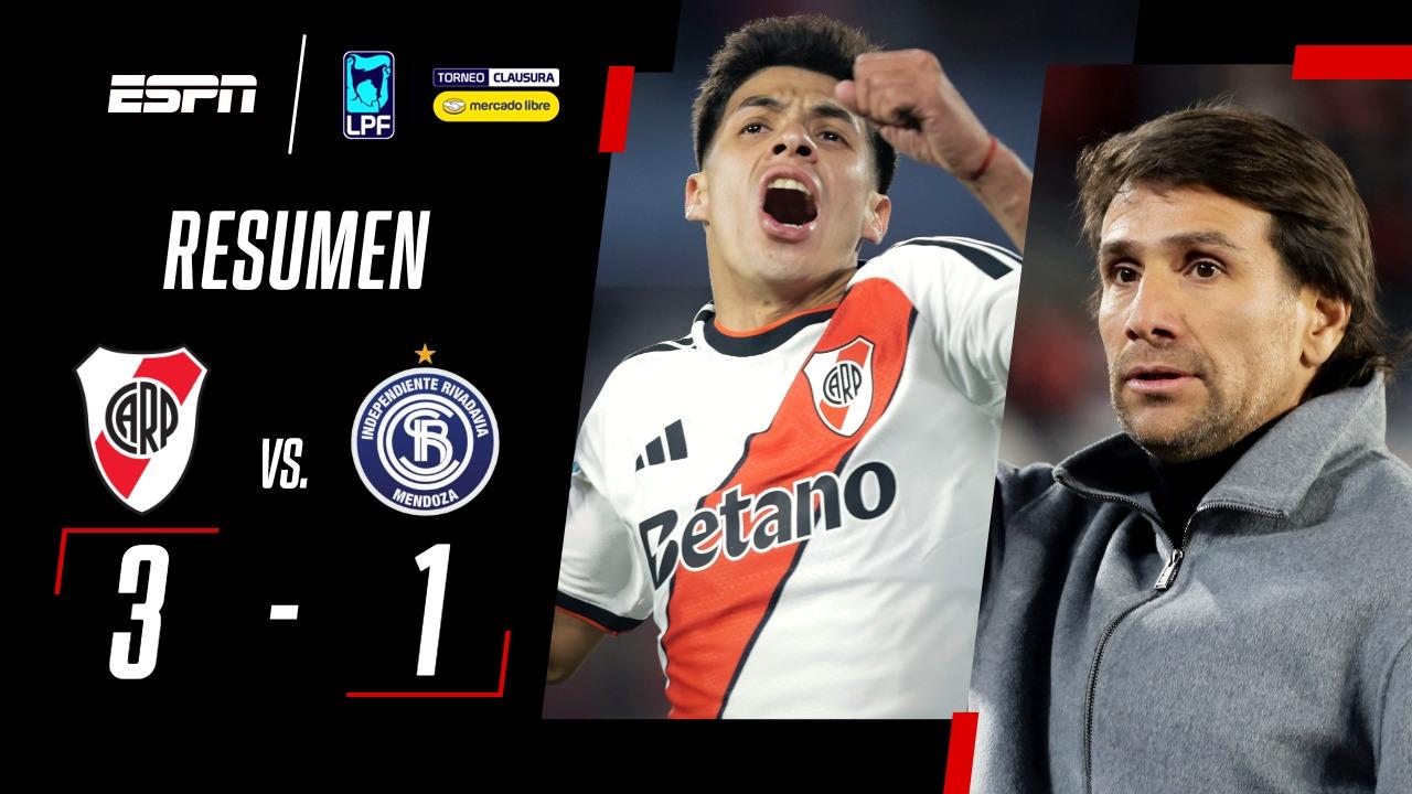 El River de Ponzio se presentó en el Monumental y venció a Independiente Rivadavia