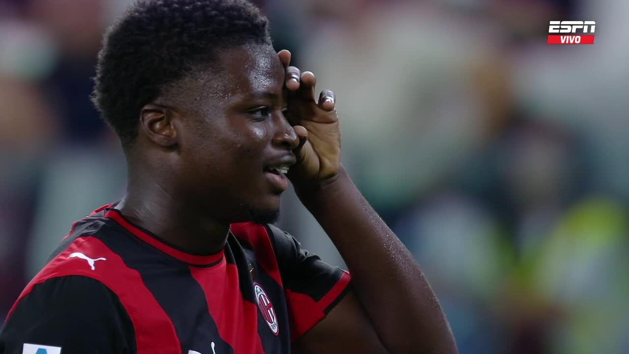¡Cisse puso el 1-0 para Milan ante Juventus!