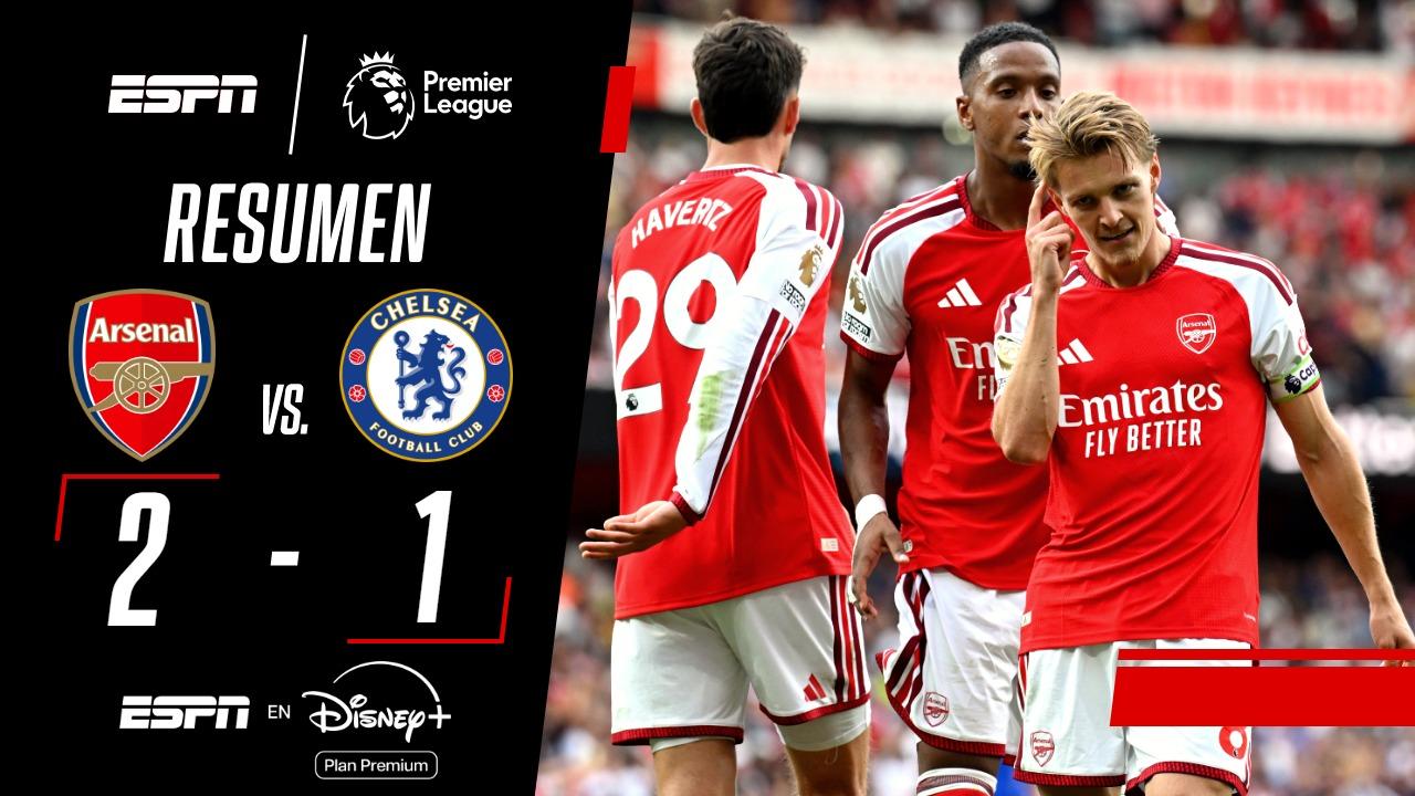 ¡Arsenal venció al Chelsea en Emirates y sigue con puntaje ideal en la Premier League!