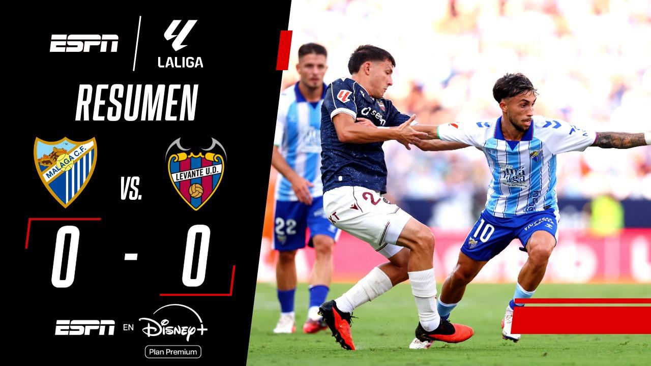 ¡Málaga y Levante no se sacaron diferencias en LaLiga!