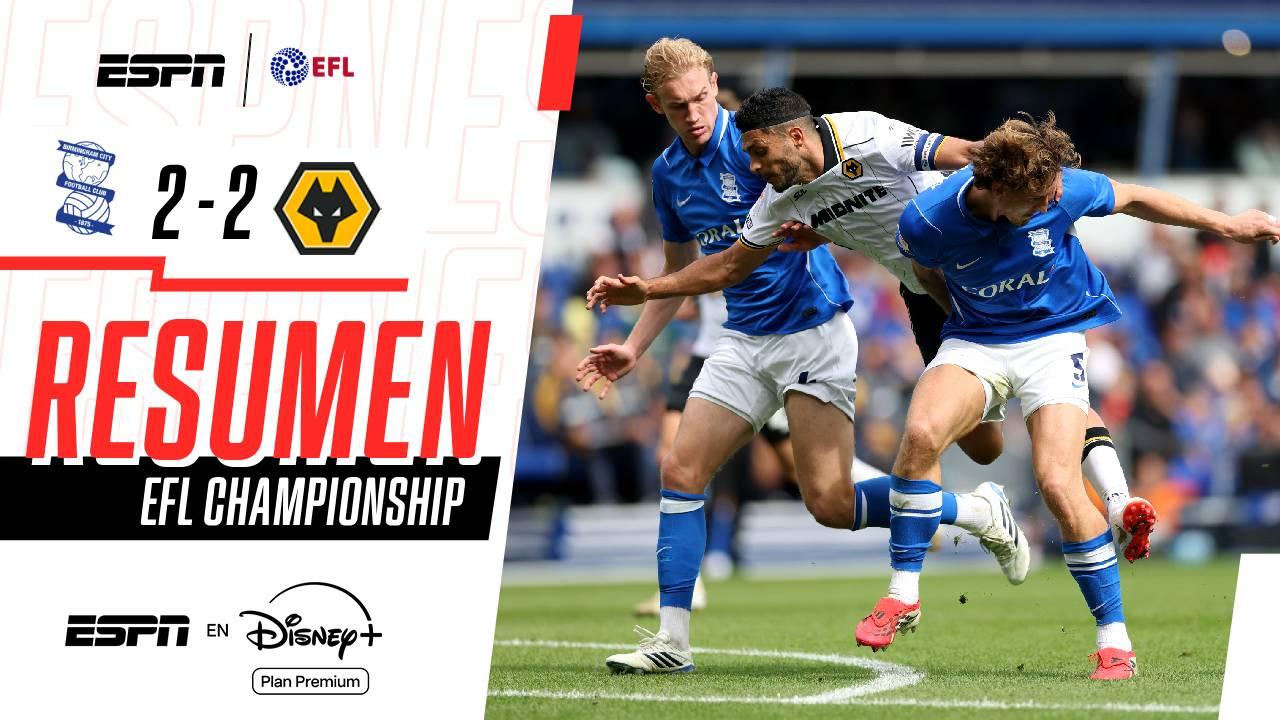 Raúl Jiménez en destacada actuación en empate del Wolverhampton