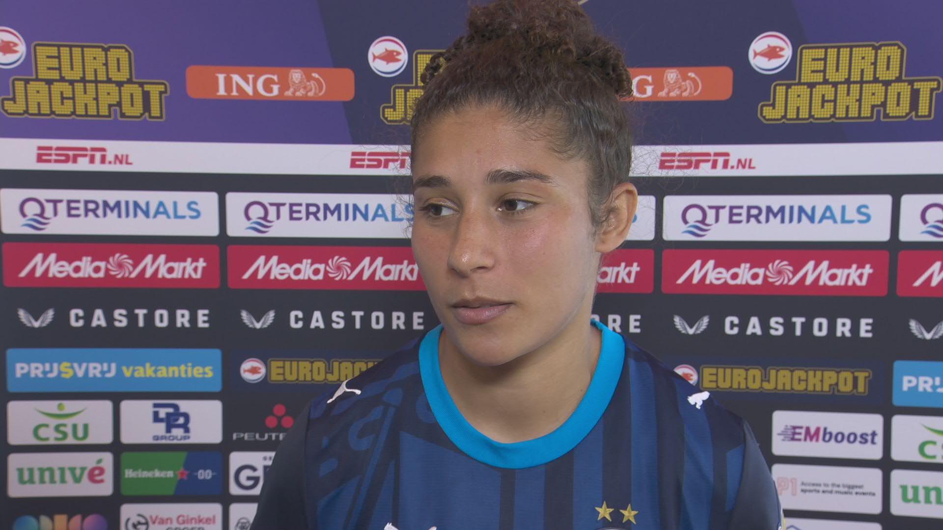 Interviews na de wedstrijd Feyenoord (V) - PSV (V)