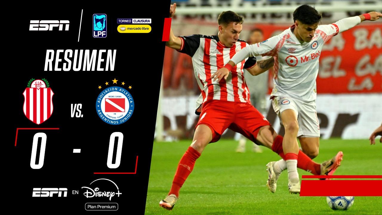 Barracas y Argentinos Juniors repartieron puntos en el Torneo Clausura