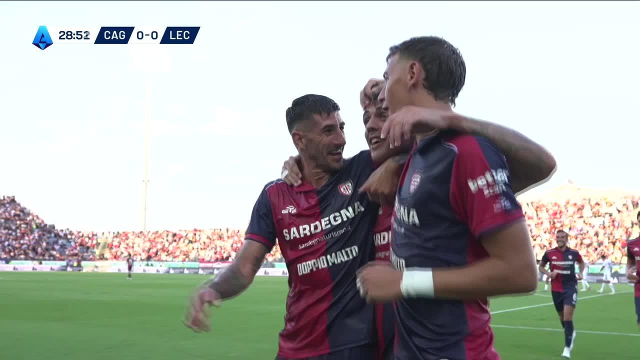 ¡Cabezazo goleador! Maldini puso el 1-0 contra Lecce
