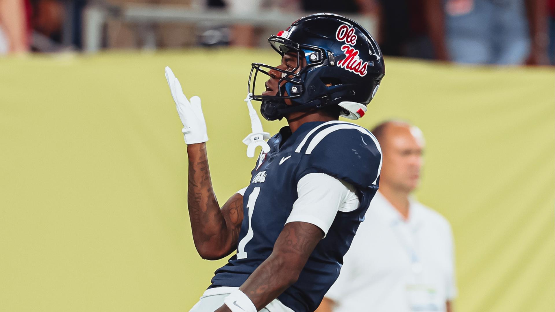 Wild 2nd half ends with Carneiro’s 48-yard winner for No. 9 Ole Miss over No. 24 Louisville