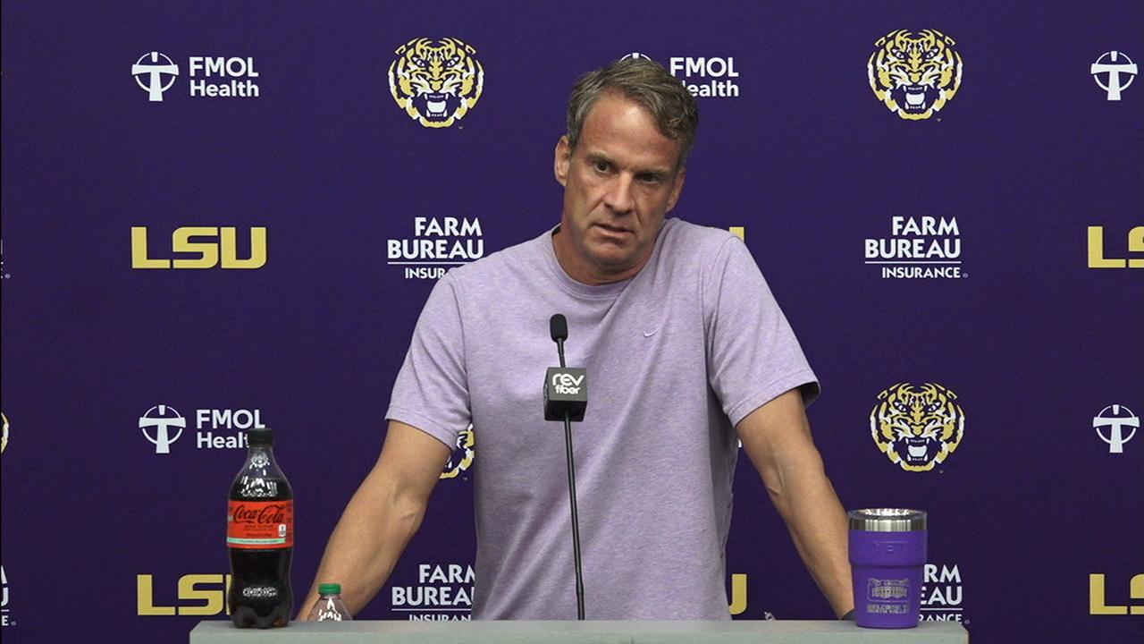 Kiffin calls on LSU fans to bring Week 1 energy vs. Louisiana Tech