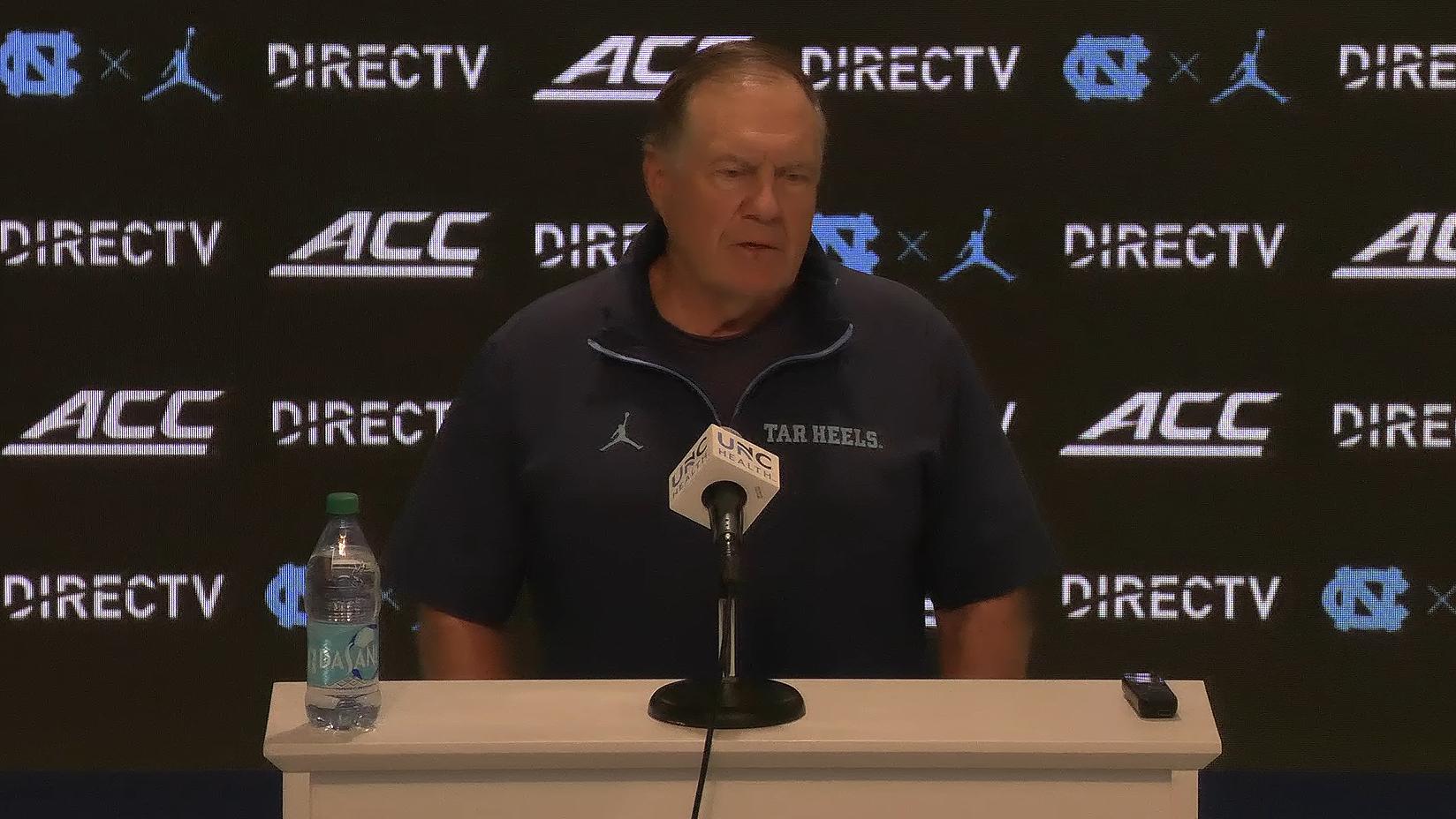 Belichick: North Carolina focused on 'doing things properly'