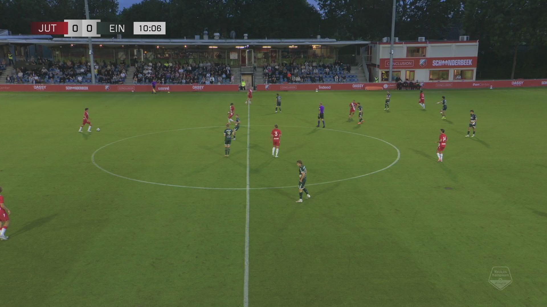 Krankzinnige ontspanning aan rode kaart | Samenvatting Jong FC Utrecht - FC Eindhoven