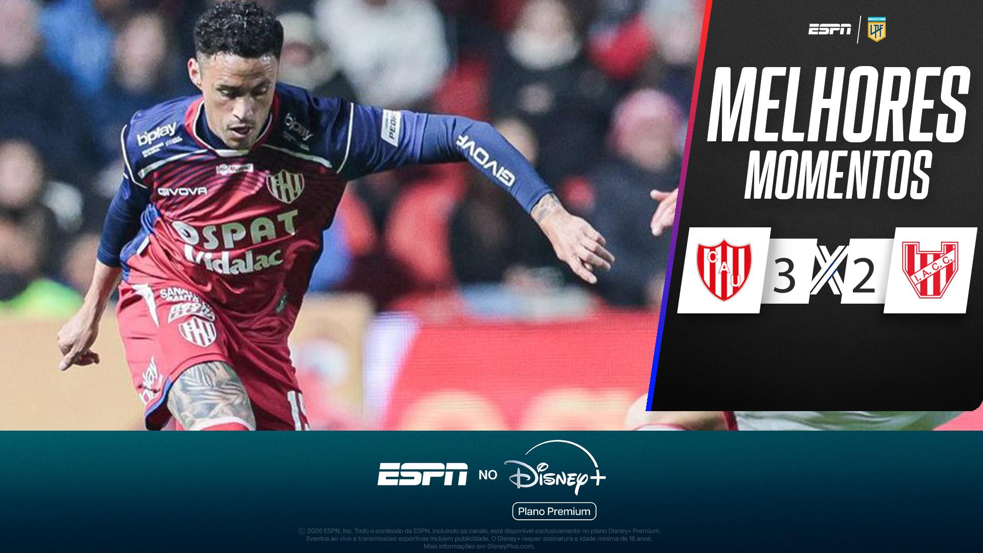 Unión 3 x 2 Instituto no Campeonato Argentino: VEJA os melhores momentos