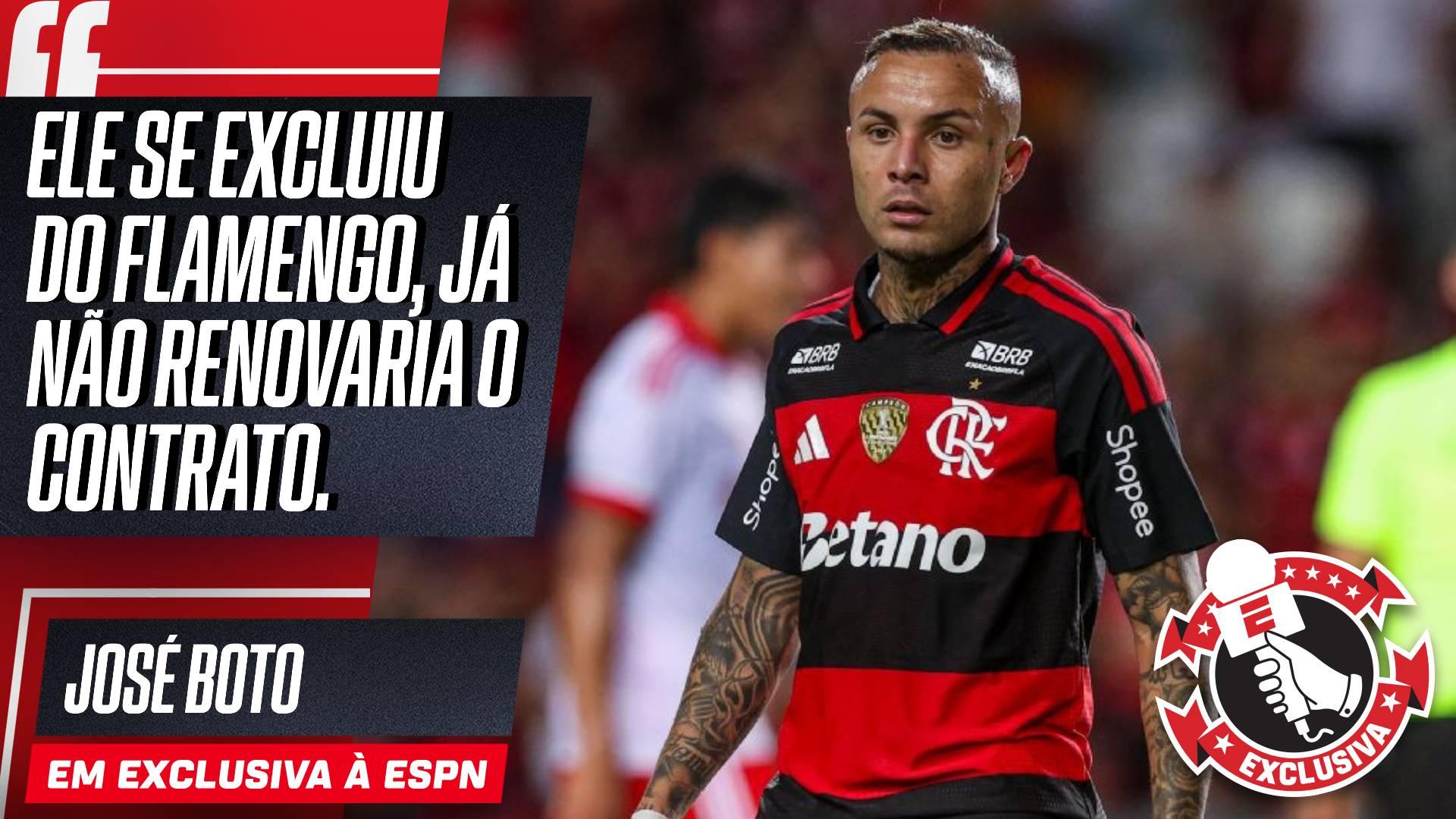 Cebolinha de saída do Flamengo? José Boto fala sobre futuro do jogador e se clube recebeu proposta do Santos