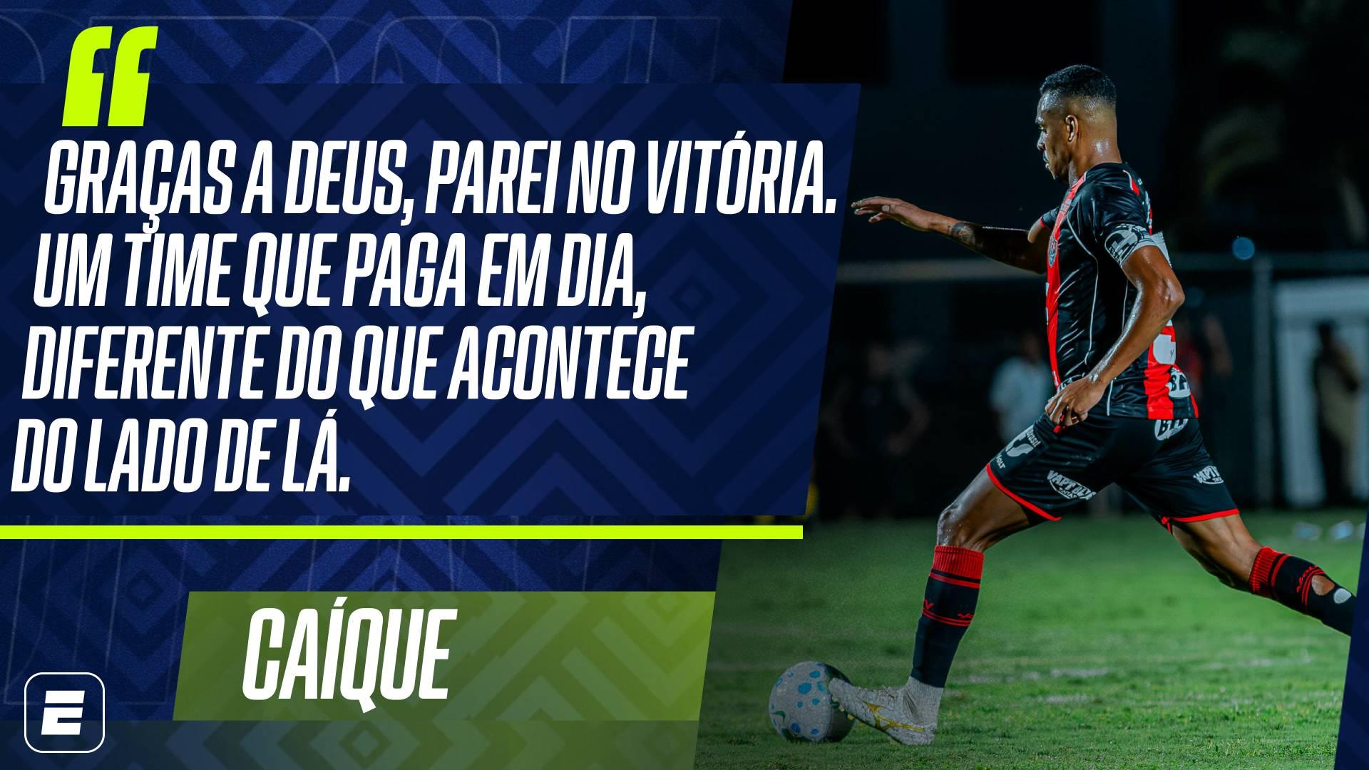 Jogador do Vitória lembra ida frustrada para o Grêmio e detona clube gaúcho: 'Se não estiverem na zona (de rebaixamento), que entrem e não saiam mais'