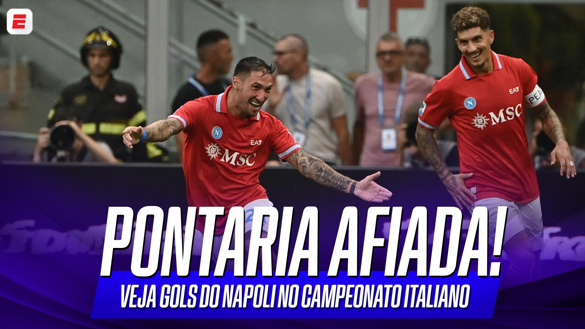 Mal no Campeonato Italiano, Napoli enfrenta o Arsenal pela UEFA Champions League; Relembre gols do time na temporada