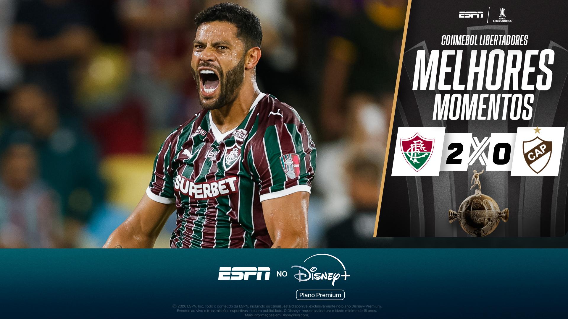 Hulk 'esmaga' Platense com gol e assistência, e Fluminense sai na frente nas quartas da Libertadores; VEJA como foi