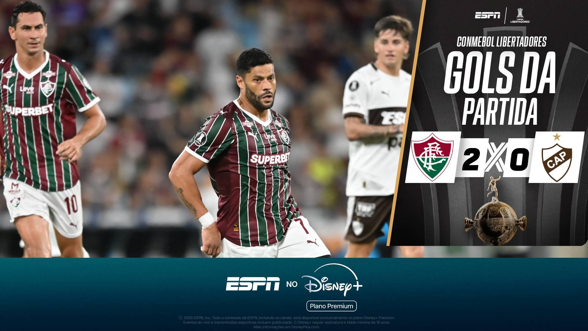 Fluminense bate Platense com lindo gol de Hulk com passe mágico de Ganso na Libertadores