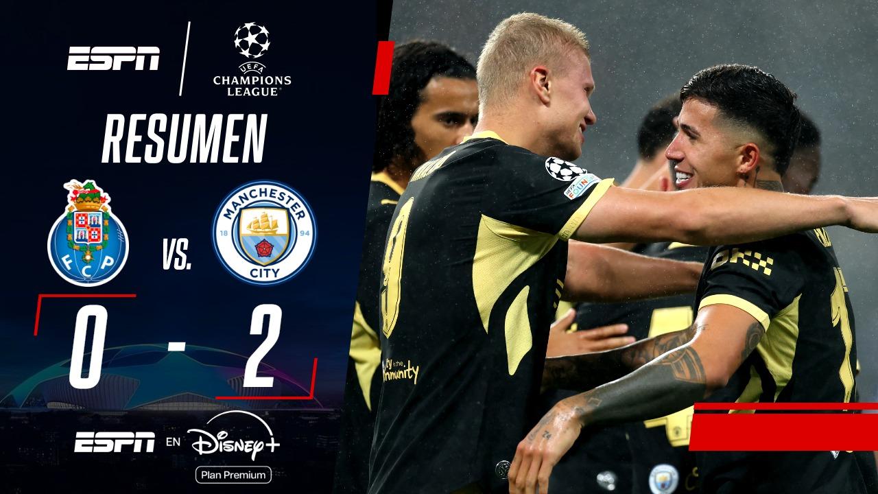 Con aporte de Enzo Fernández, Manchester City debutó con un triunfo en la Fase Liga
