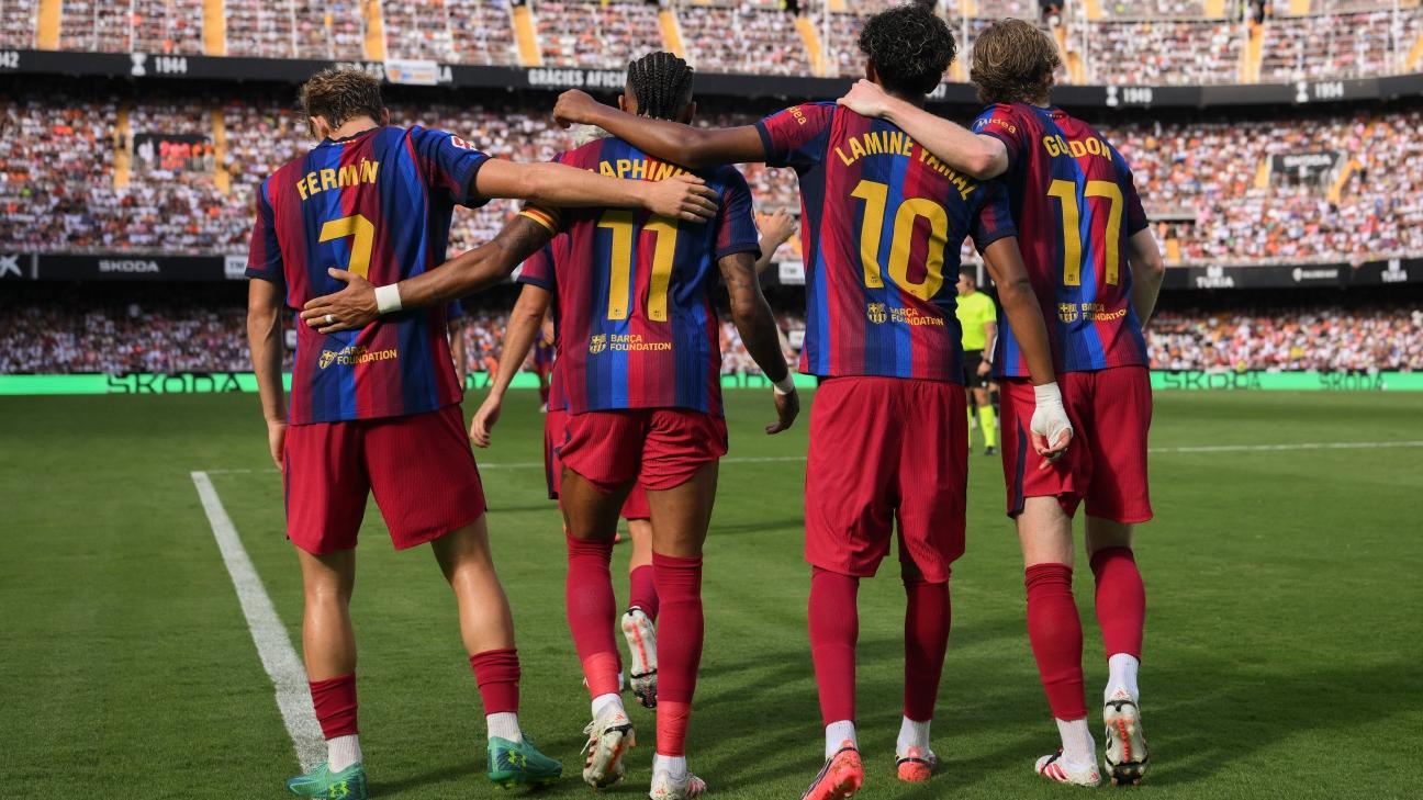 La goleada del Barcelona al Valencia desde otro ángulo