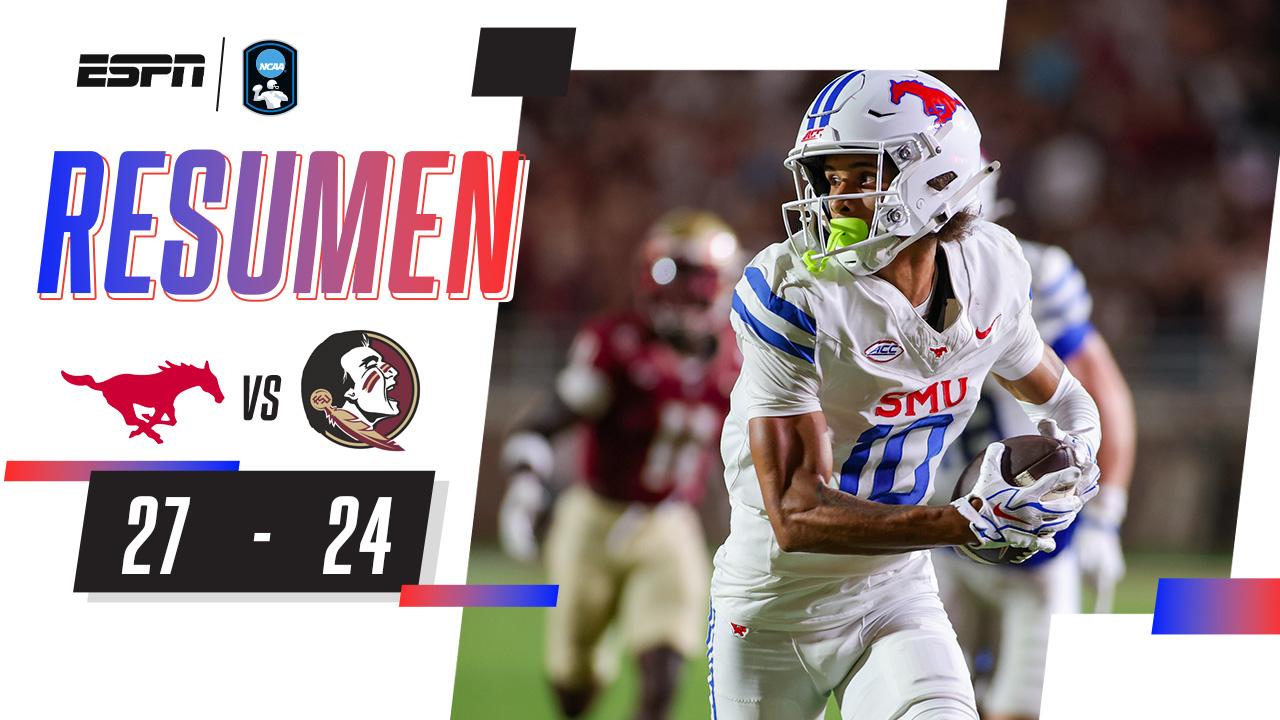 SMU 27-24 Florida | ¡Con gol de campo SMU Mustangs se lleva el partido! | Resumen