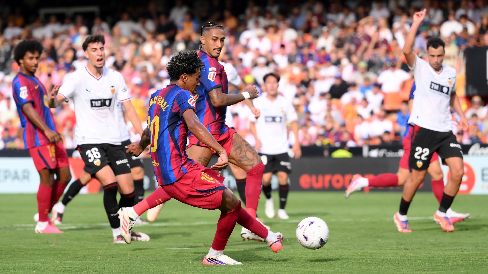 La mirada táctica de la goleada del Barcelona al Valencia