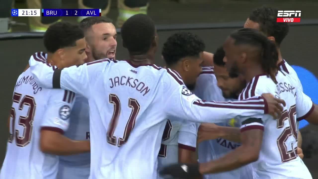 ¡Rápida reacción del Aston Villa! Buendía puso el 2-1