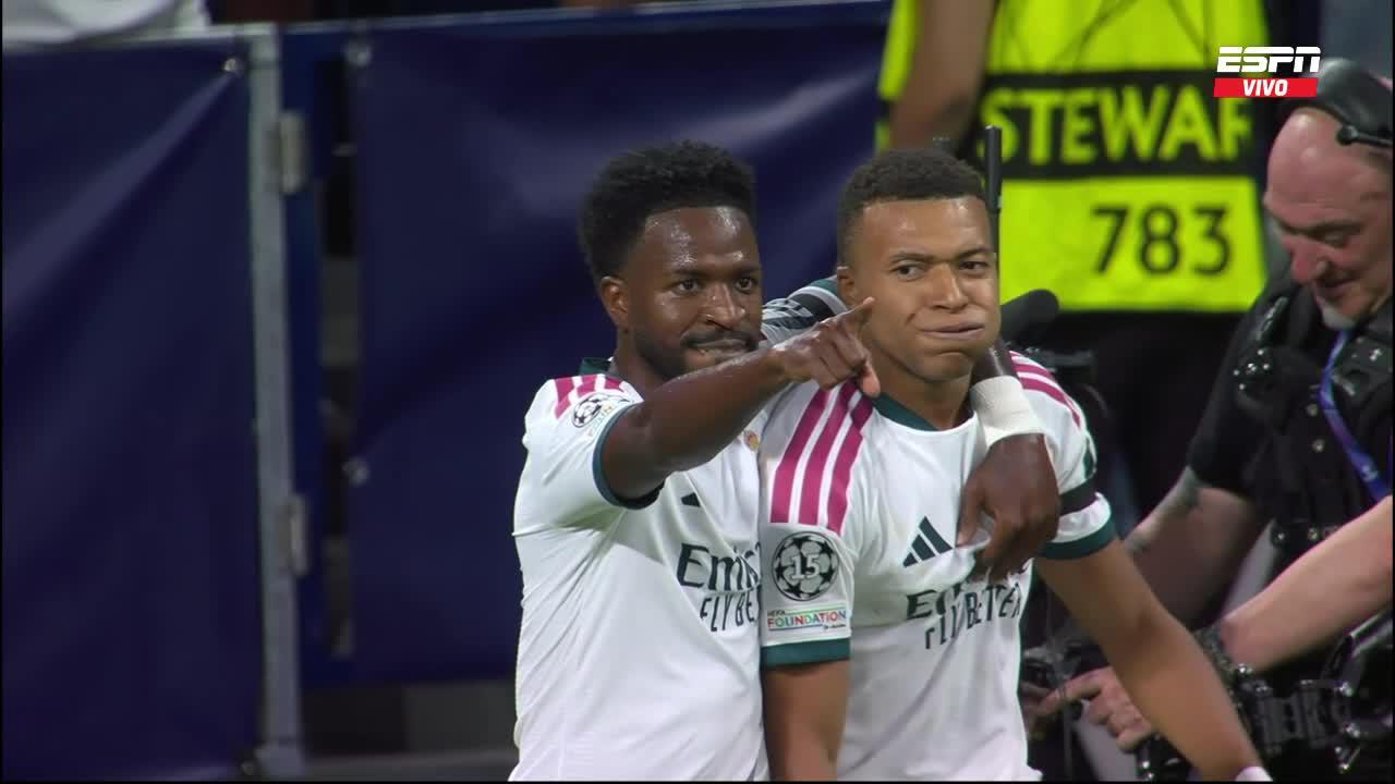 ¡Error del Inter y gol de Mbappé para el Real Madrid!