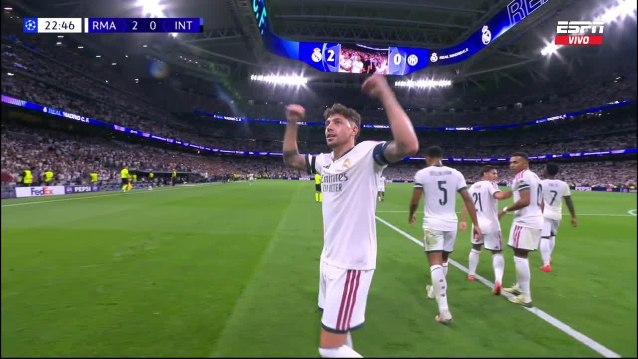 ¡Blooper total de Martínez y gol de Valverde ante Inter!