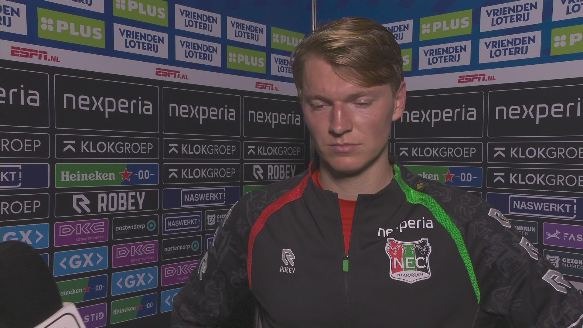 Schuurs na 45 minuten tegen Excelsior: "Teleurstelling overheerst bij mij"