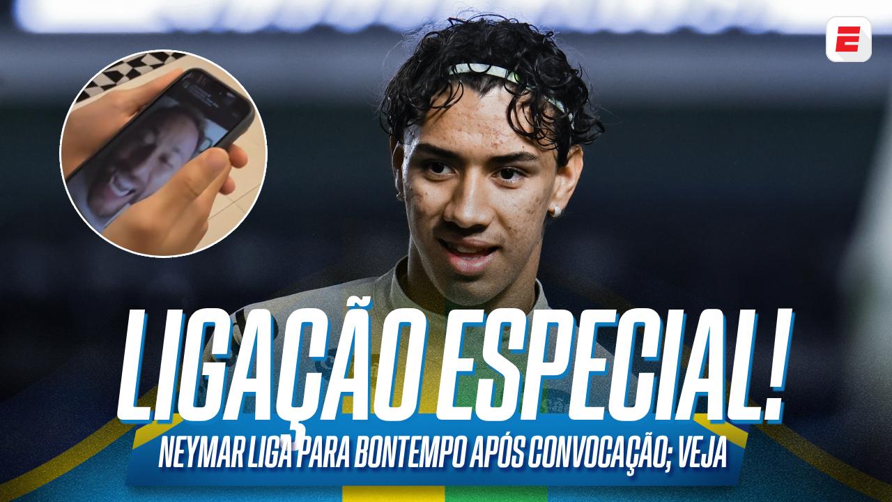 Neymar liga para Bontempo após convocação para a Seleção Brasileira; VEJA