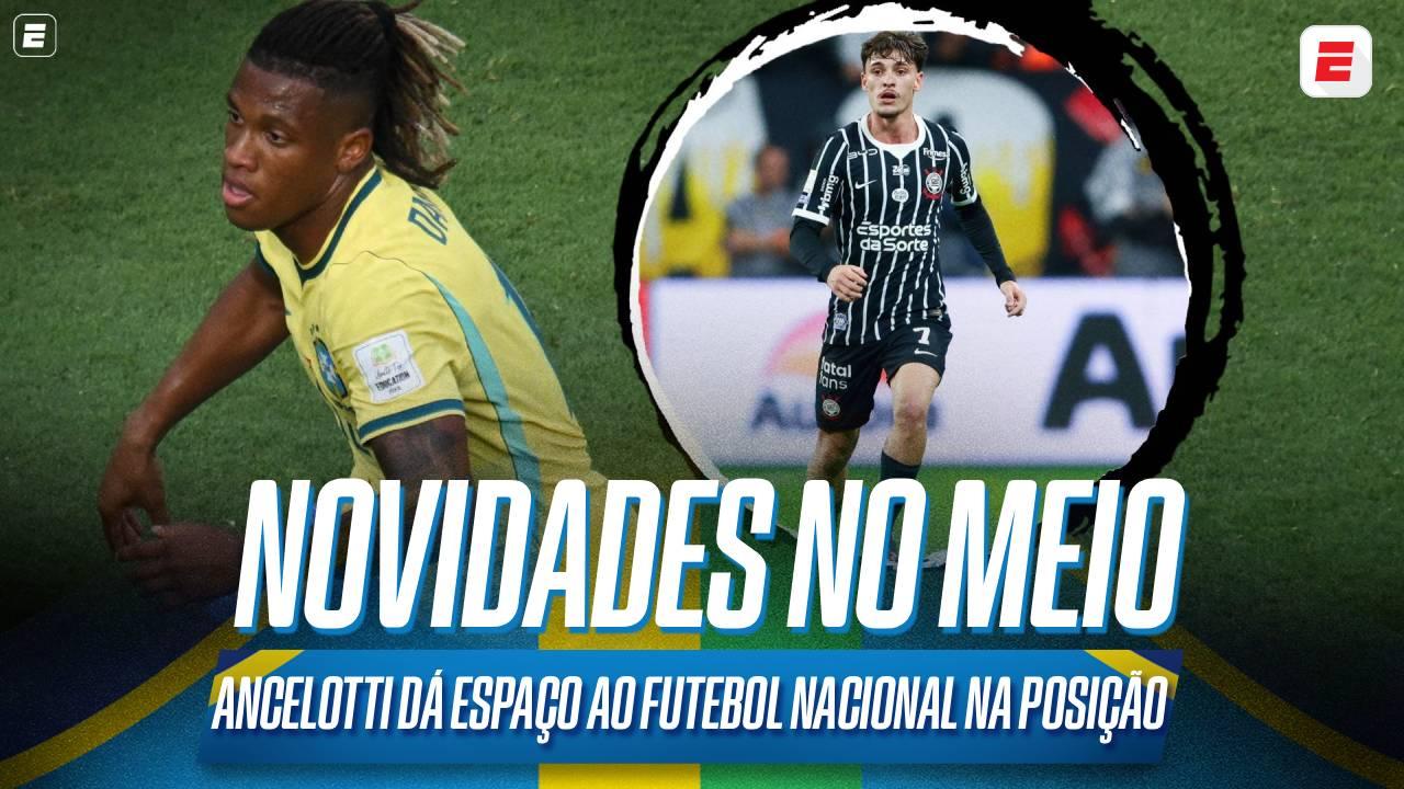 Breno Bidon é grande novidade de Ancelotti para o meio-campo da Seleção em primeira convocação pós-Copa; veja todos da posição