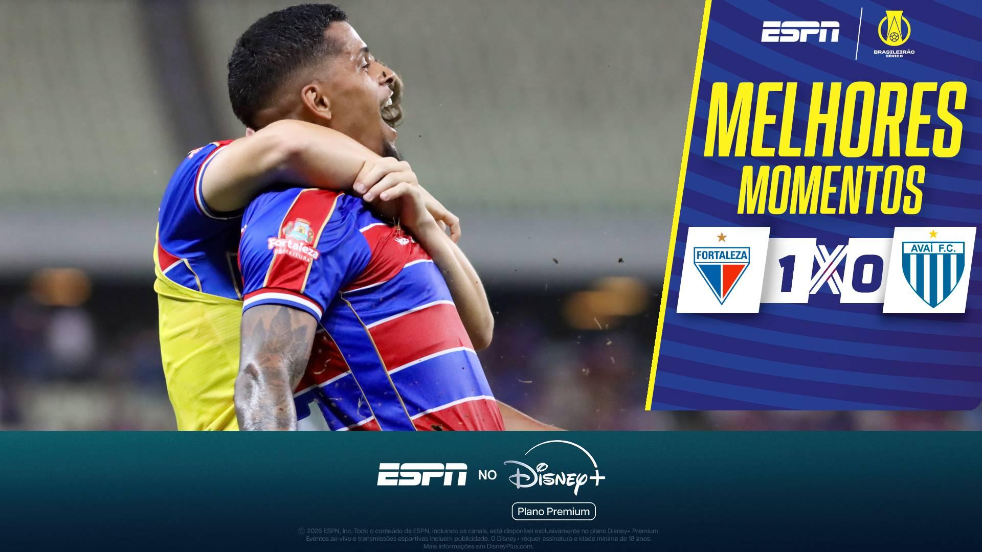 Mailton marca, e Fortaleza vence o Avaí na Série B; melhores momentos
