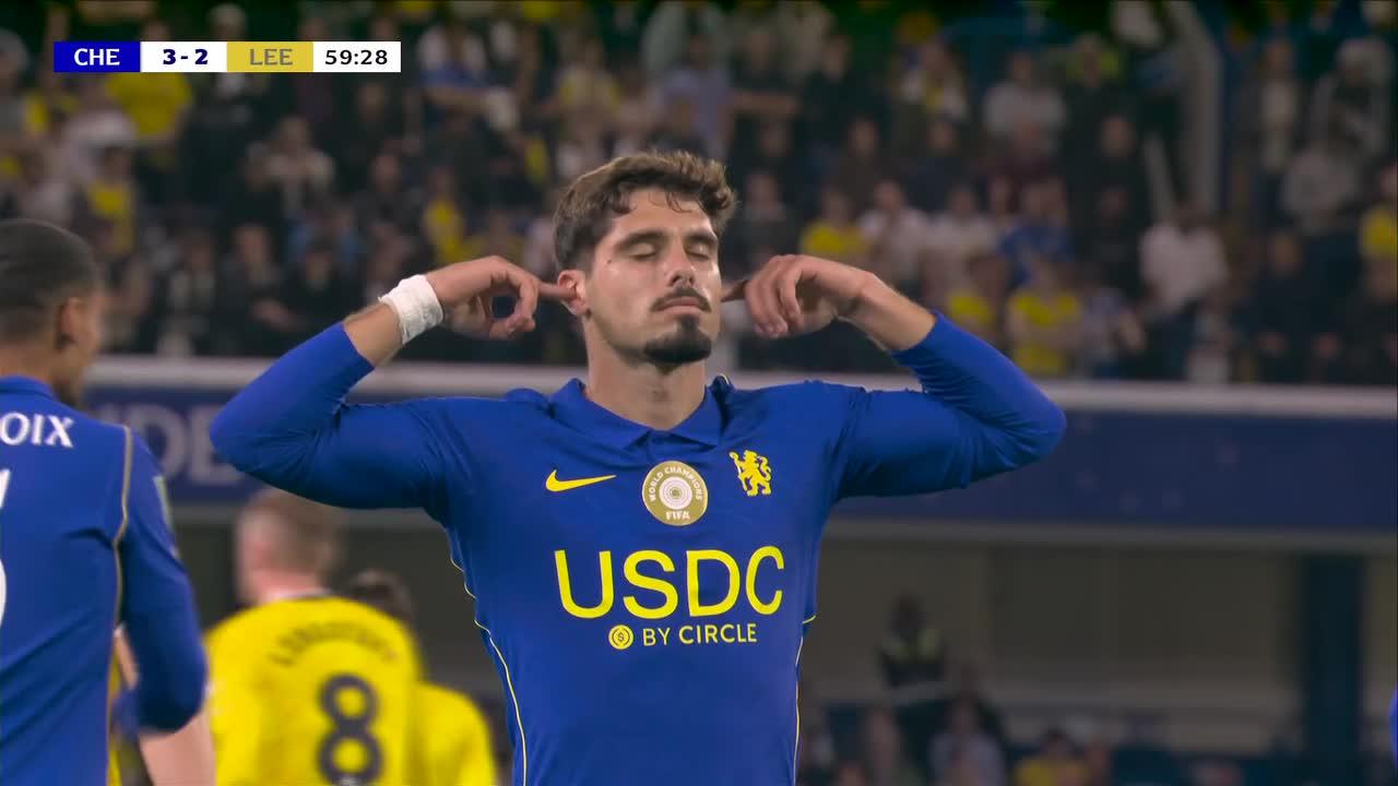 ¡Lo dio vuelta Chelsea! Zurdazo de Pedro Neto para el 3-2 ante Leeds