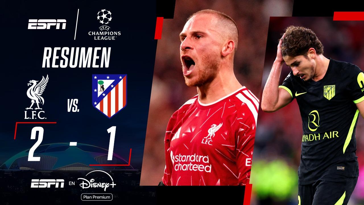 Con un golazo de Mac Allister, Liverpool venció al Atlético Madrid por la Champions League